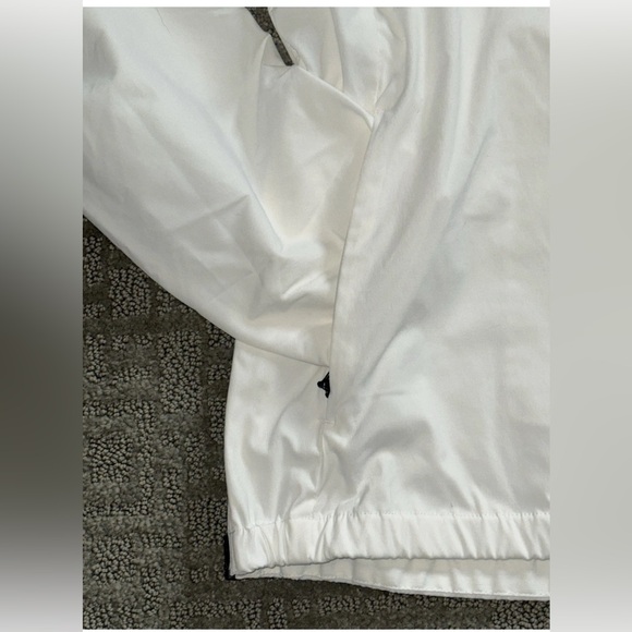 Cole Haan ZeroGrand Cycling Anorak Windbreaker Pullover Faded White womens M - Picture 7 of 11